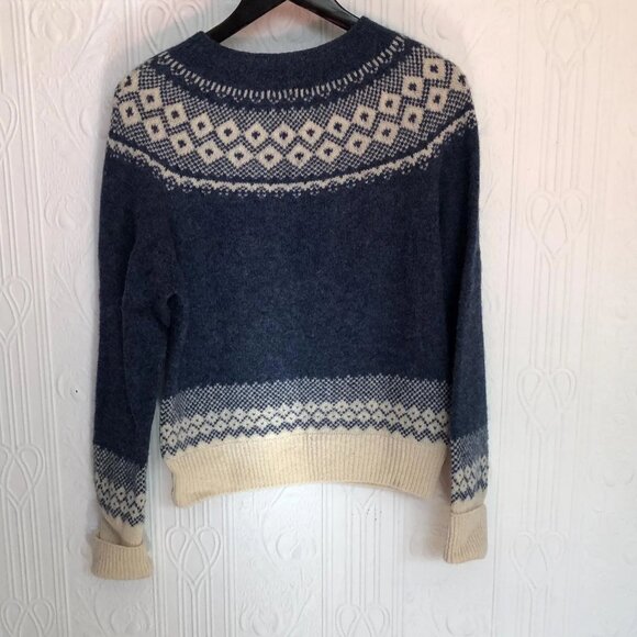 Like new - Fair Isle Yoke Scottish sweater Jumper Harley of Scotland - Picture 3 of 3